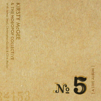 A grainy beige album cover with the title in black font.
